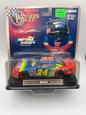 Vintage NIB Winner's Circle Jeff Gordon #24 Rainbow 1/43 Die-Cast NASCAR Car
